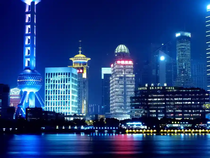 2k上海壁纸-城市 - 夜景-建筑「哲风壁纸」