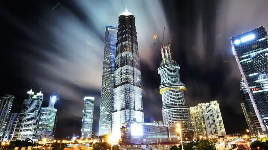 2k上海壁纸-城市 - 夜景-建筑「哲风壁纸」