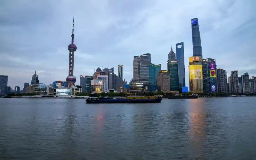 2k上海壁纸-傍晚 - 城市-夜景「哲风壁纸」