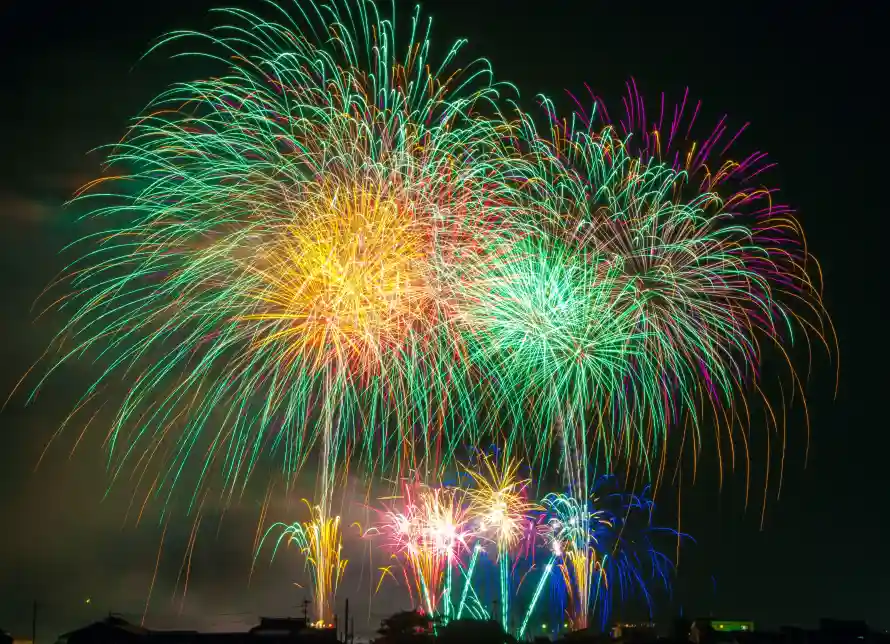 4k夜景壁纸-夜空 - 天空-庆典「哲风壁纸」