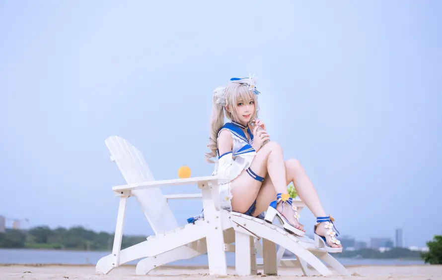 8k休闲壁纸-凉鞋 - 夏日-沙滩「哲风壁纸」