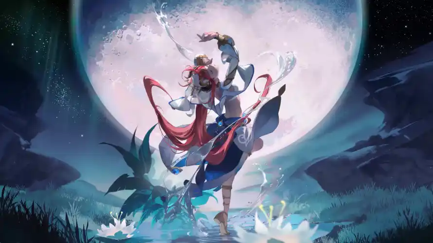 4k原神壁纸-夜晚 - 妮露-星空「哲风壁纸」