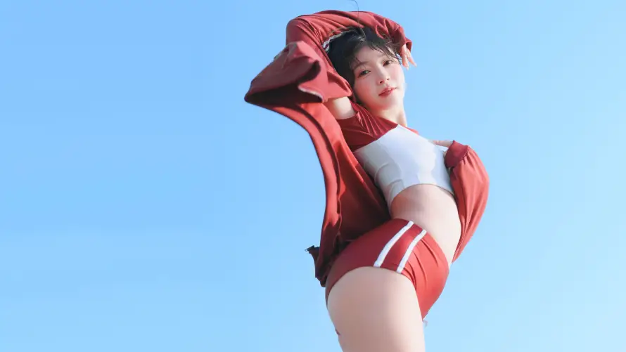 4k可爱壁纸-少女 - 户外-时尚「哲风壁纸」