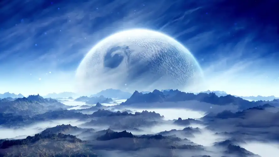 4k云海壁纸-云雾 - 夜空-天际「哲风壁纸」
