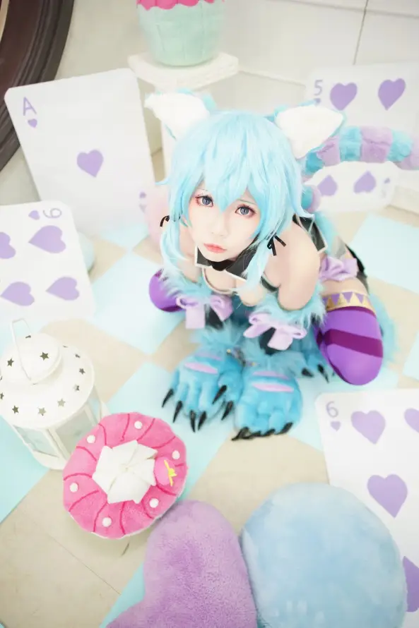 4k可爱壁纸 - 猫 - 少女 - 甜点「哲风壁纸」