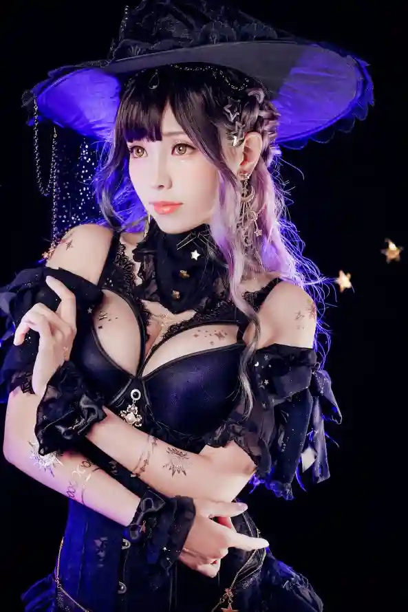 4k哥特壁纸 - 女巫 - 少女 - 星星「哲风壁纸」