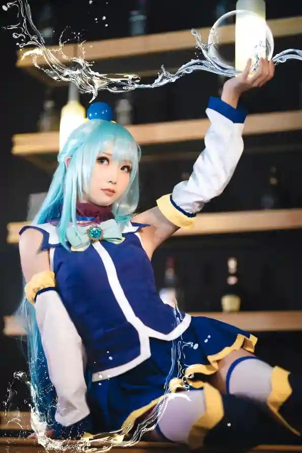 4k少女壁纸 - 科幻 - 蓝发 - 魔法「哲风壁纸」