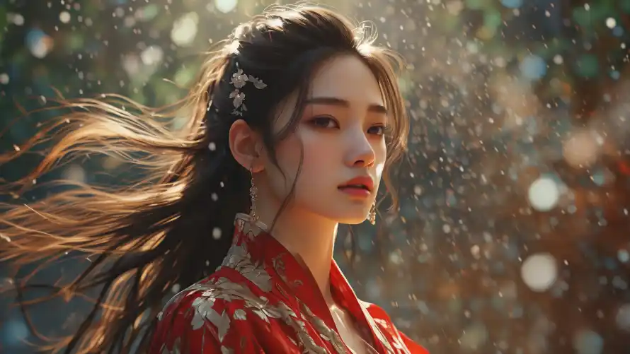 3k发饰壁纸-中国风 - 东方美学-传统服饰「哲风壁纸」