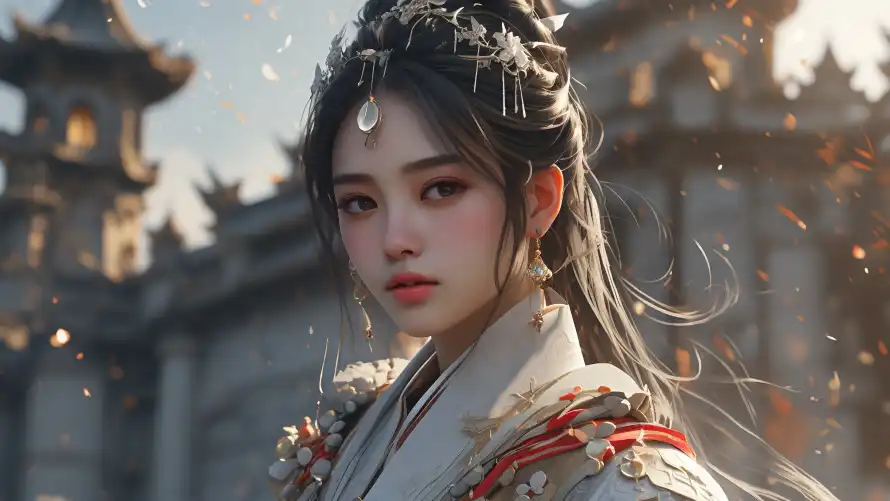 3k汉服壁纸-Ai绘画 - 东方美学-仙侠风格「哲风壁纸」