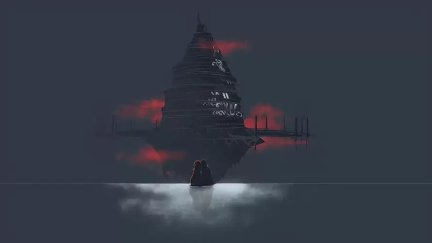 4k亚丝娜壁纸-刀剑神域 - 寂静场景-暗黑环境「哲风壁纸」