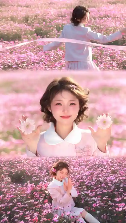 4k可爱壁纸 - 少女 - 日系 - 春日「哲风壁纸」