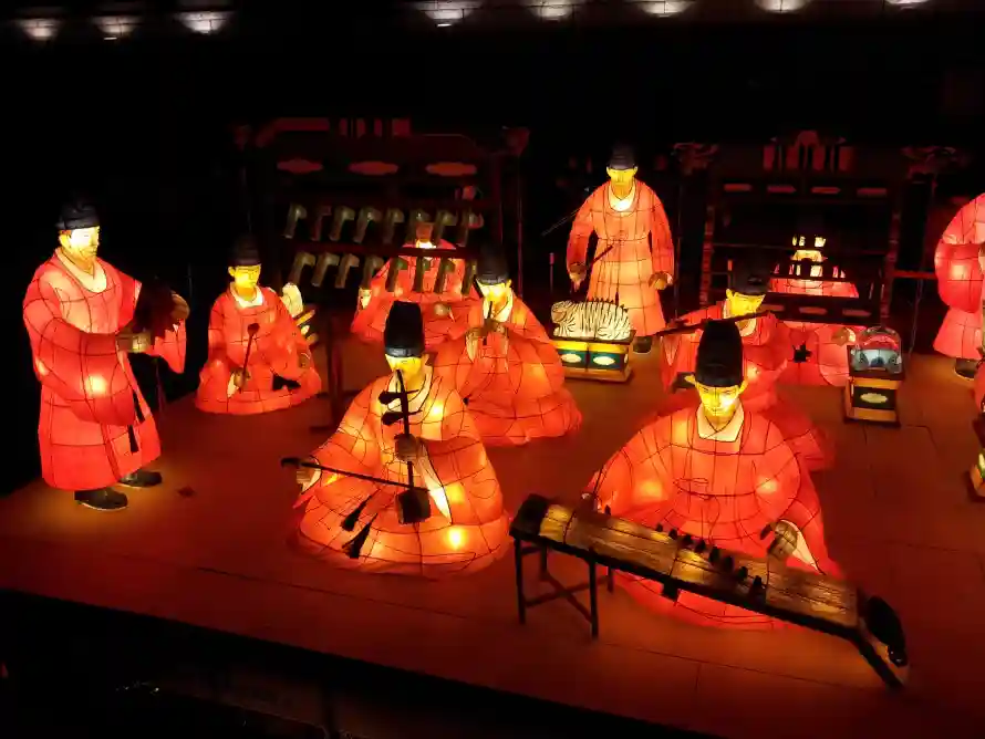 3k乐器壁纸-古风 - 喜庆-夜间「哲风壁纸」