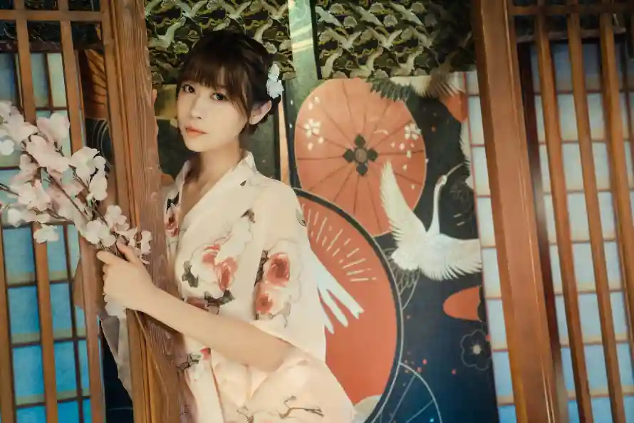 2k仙鹤壁纸-古典 - 古风-和服「哲风壁纸」