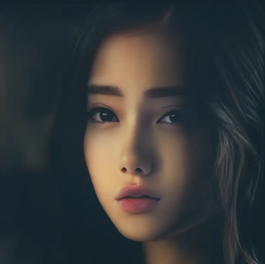 4k人像壁纸-写实 - 女性-暗调「哲风壁纸」