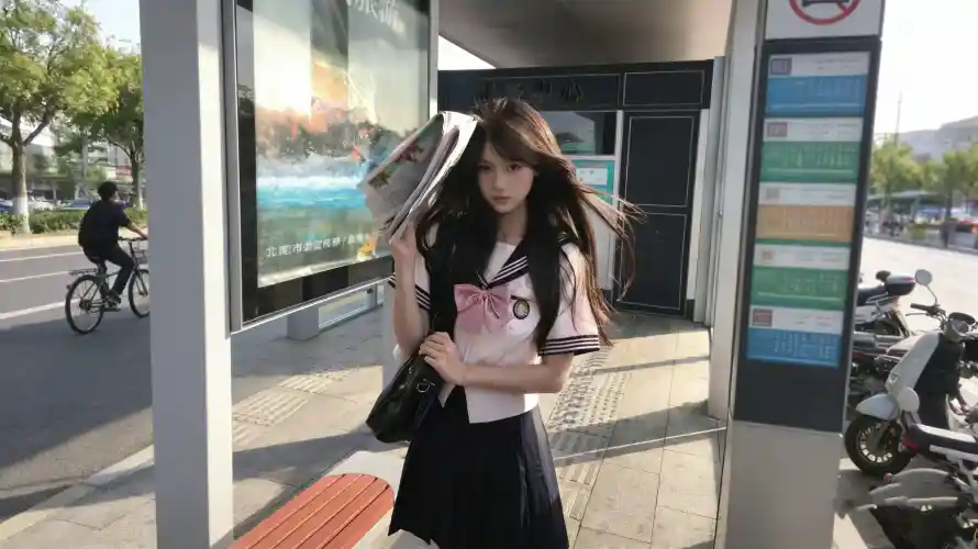 3k户外壁纸-jk - 手机-校服「哲风壁纸」