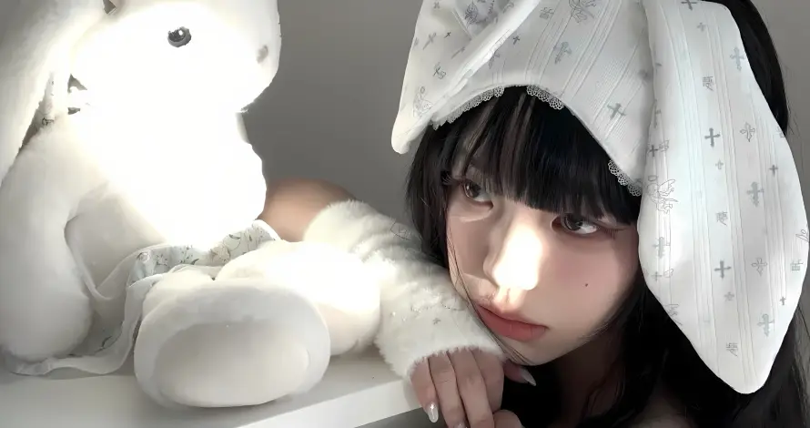 3k兔子壁纸-可爱 - 少女-居家「哲风壁纸」