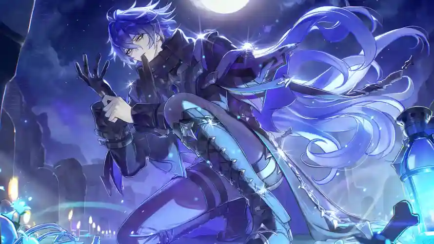 4k原神壁纸-城堡 - 夜景-奇幻「哲风壁纸」