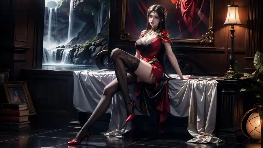 5k书籍壁纸-台灯 - 女王-性感「哲风壁纸」