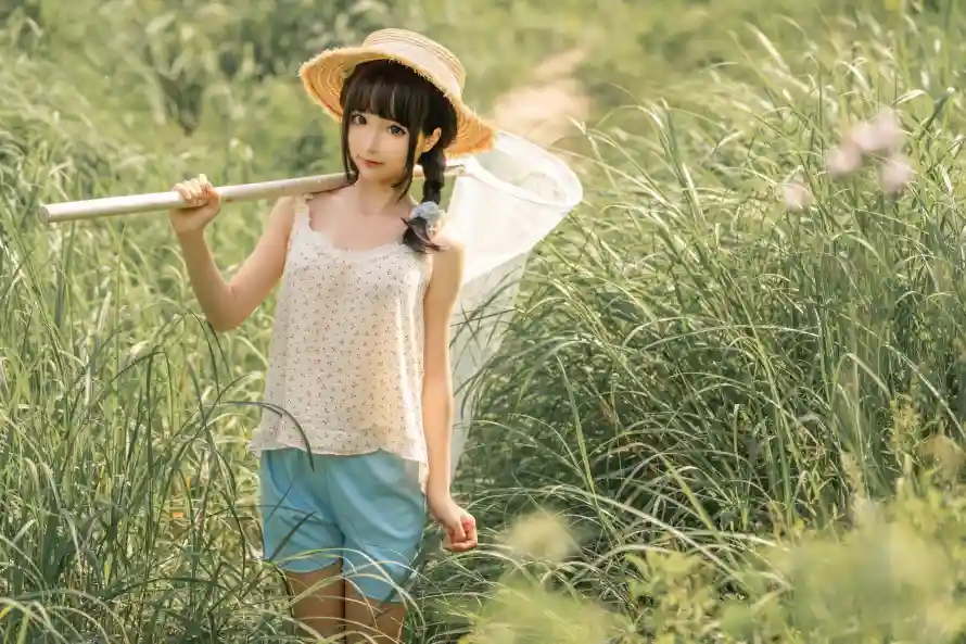 2k夏日壁纸-小路 - 少女-户外「哲风壁纸」