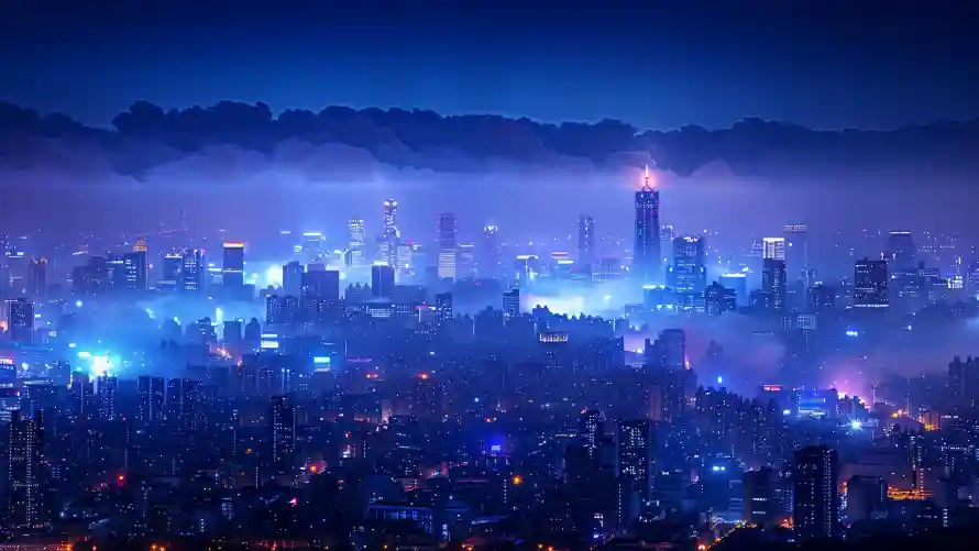 4k城市壁纸-夜晚 - 夜景-灯光「哲风壁纸」