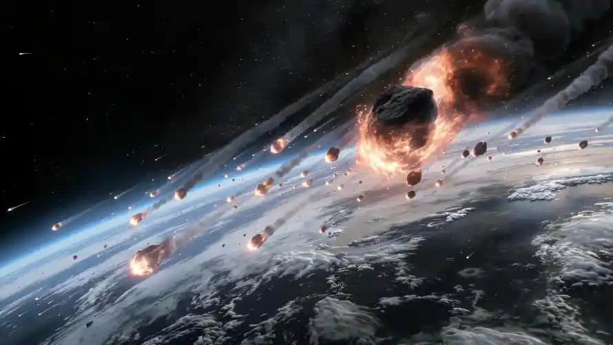 4k地球壁纸-太空 - 宇宙-尘埃「哲风壁纸」