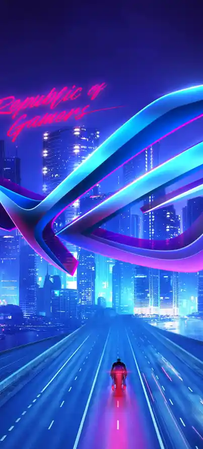 4k光影壁纸 - 光轨 - 夜景 - 手机「哲风壁纸」