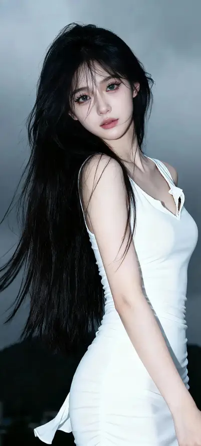 4k甜酷壁纸 - 纯欲 - 美女 - 锁骨「哲风壁纸」