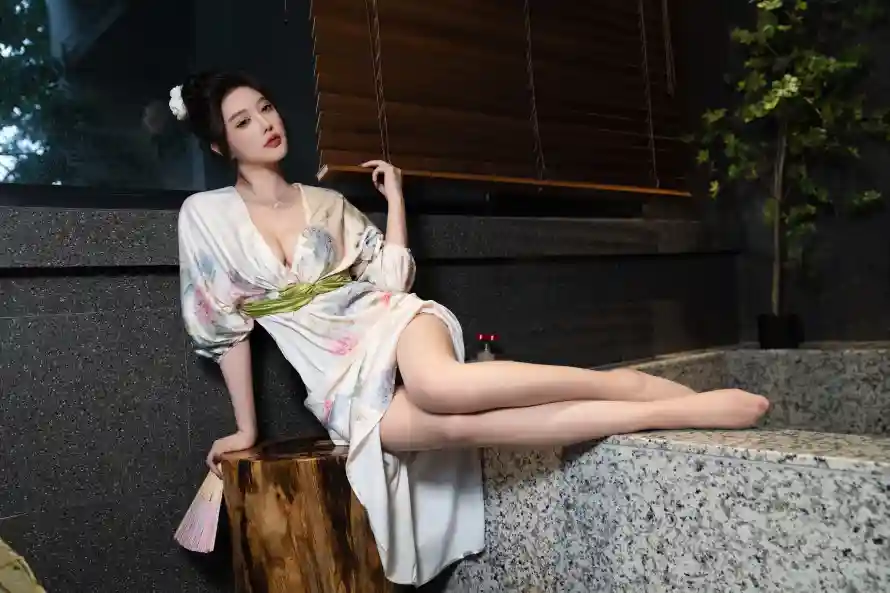 6k发髻壁纸-可爱 - 和服-日式「哲风壁纸」