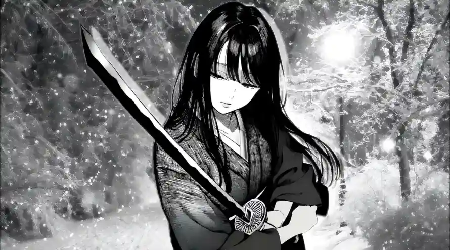2k冷冽壁纸-古风 - 和服-森林「哲风壁纸」