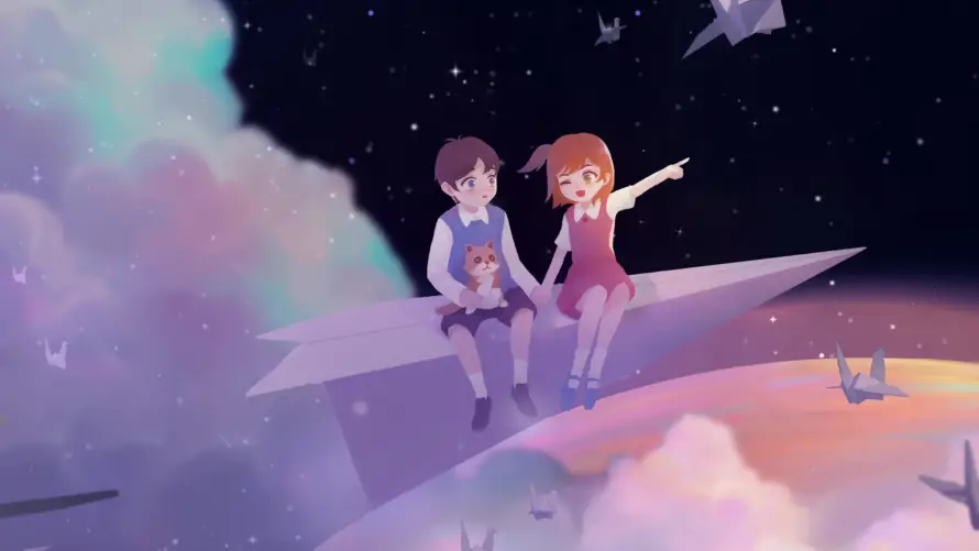 4k云海壁纸-女孩 - 小孩-星空「哲风壁纸」