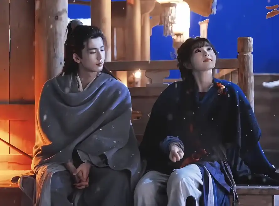 3k古装壁纸-古风 - 台阶-夜晚「哲风壁纸」