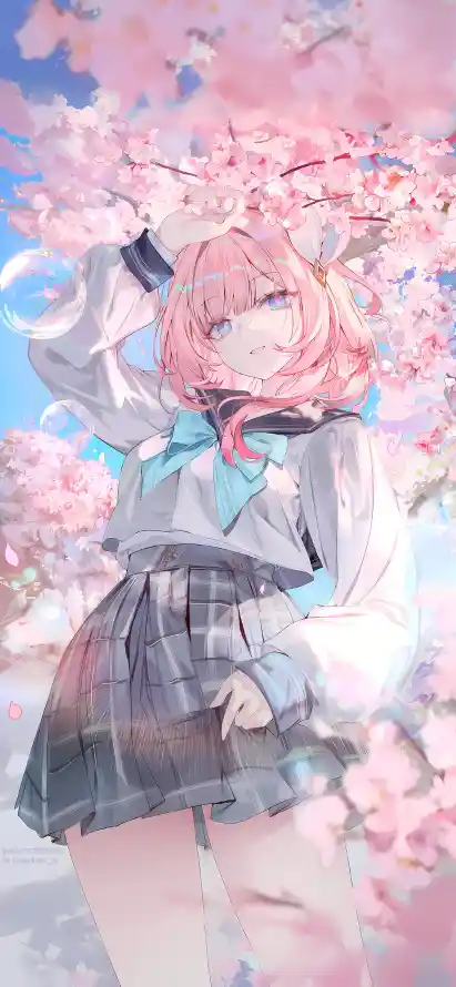4k少女壁纸 - 日系 - 春季 - 樱花「哲风壁纸」