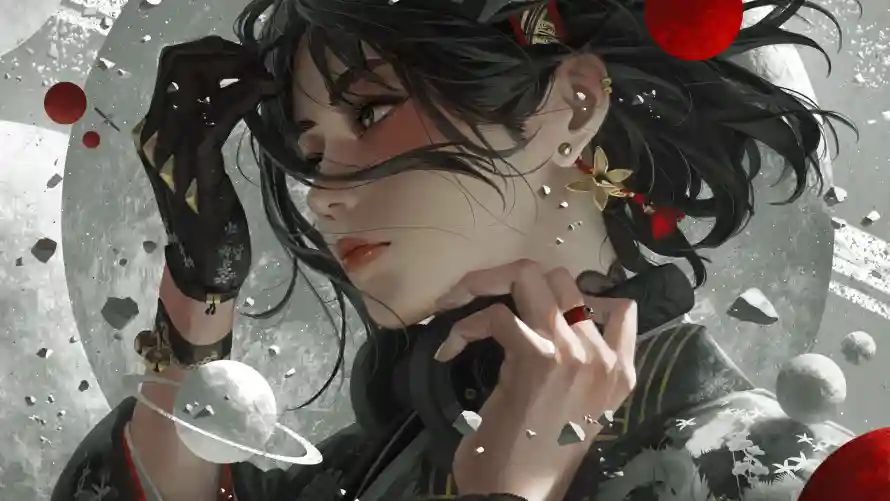 4k发丝壁纸-古风 - 复古-插画「哲风壁纸」