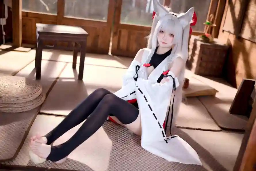 5k兽耳壁纸-和服 - 日系-绫波「哲风壁纸」