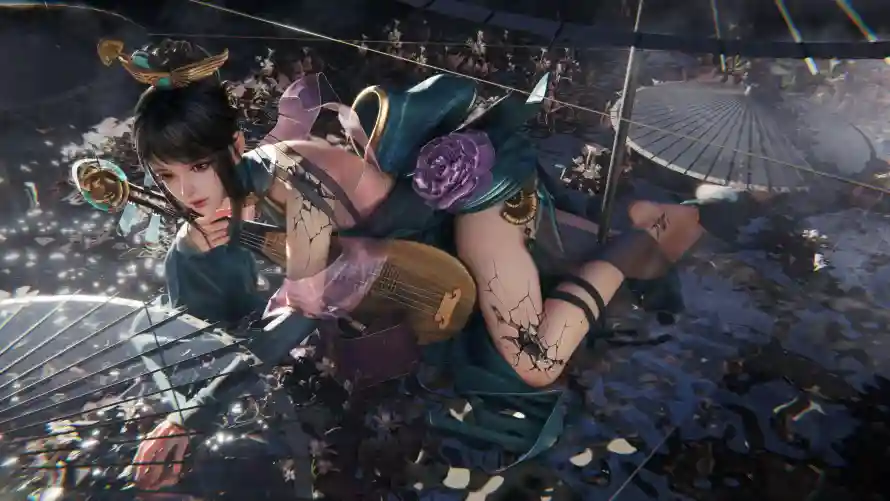 4k古装壁纸-古风 - 国风-少女「哲风壁纸」