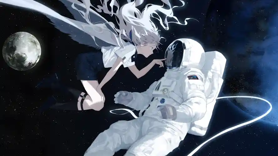 4k太空壁纸-失重 - 宇宙-星空「哲风壁纸」