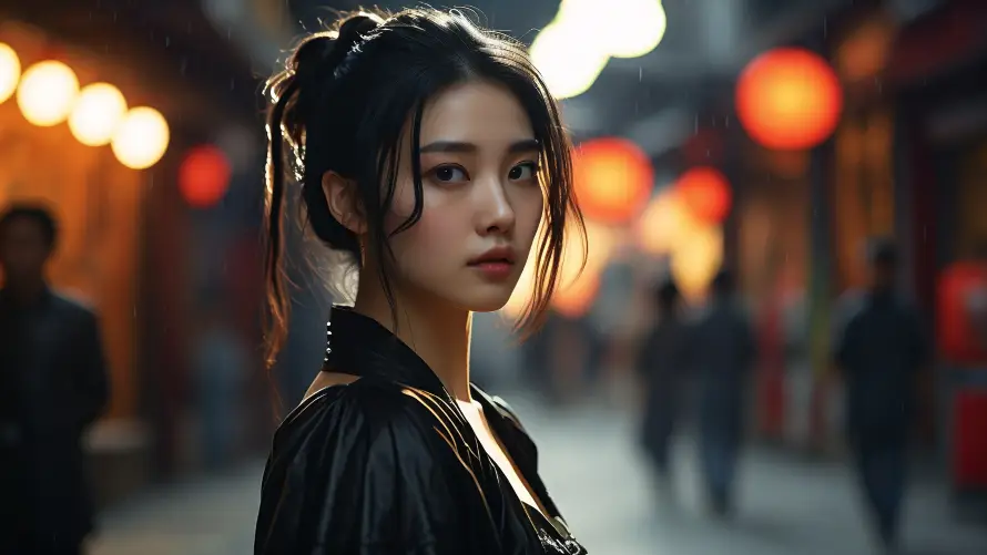 3k侠女壁纸-冷艳 - 发髻-古街「哲风壁纸」 3k侠女壁纸-冷艳 - 发髻-古街「哲风壁纸」