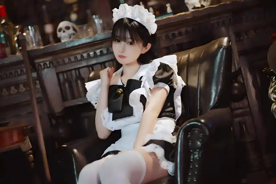 6k少女壁纸-清纯 - 白丝-cos「哲风壁纸」