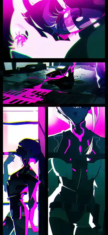 4k分镜壁纸 - 少女 - 炫酷 - 皮衣「哲风壁纸」