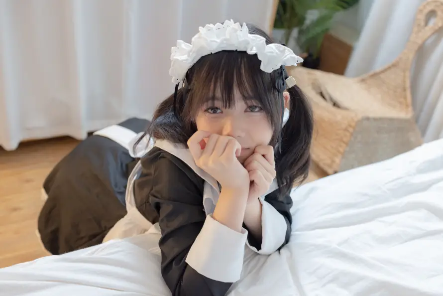 4k卧室壁纸-床 - 可爱-女仆「哲风壁纸」