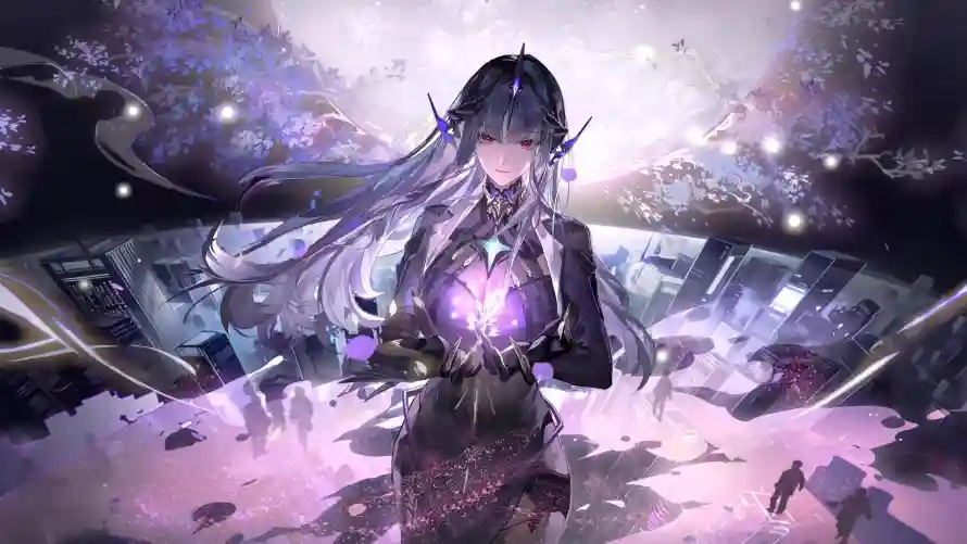 4k废墟壁纸-星光 - 银发-女角色「哲风壁纸」