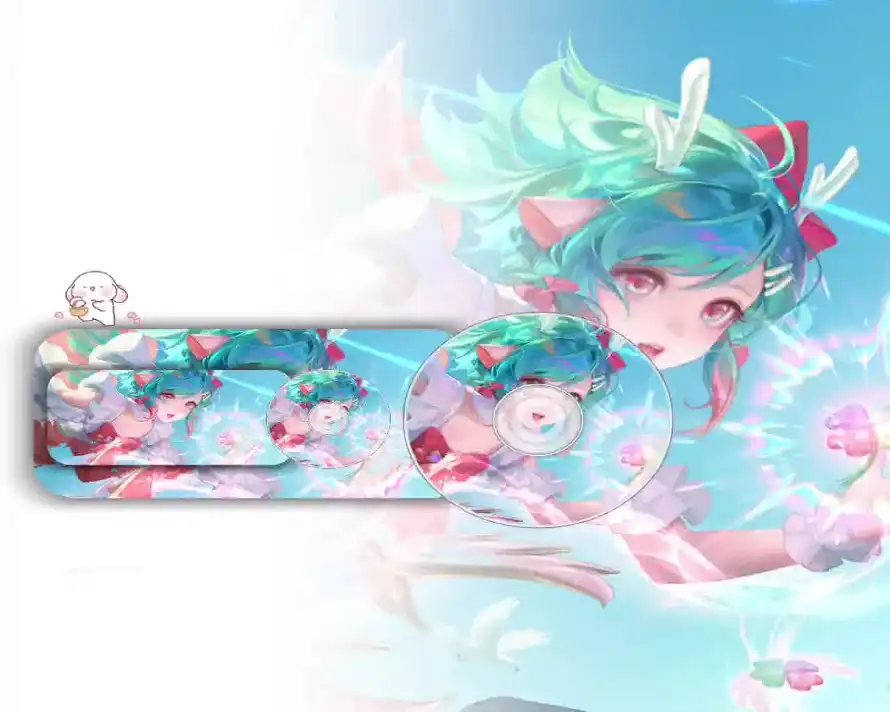 4k可爱壁纸 - 瑶 - 少女 - 白云「哲风壁纸」