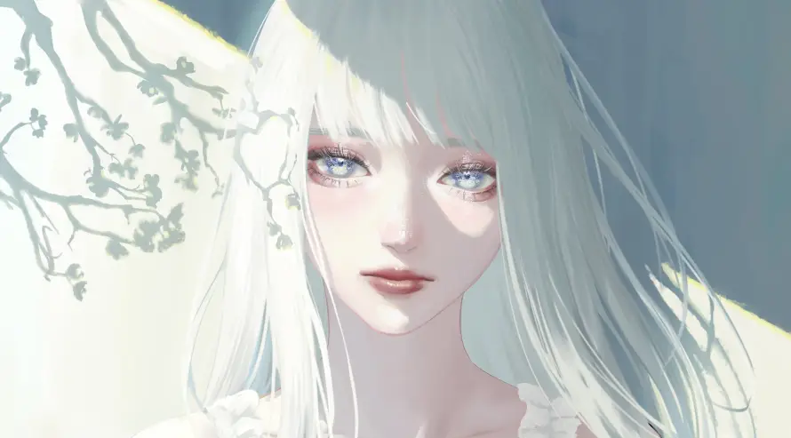 4k光影壁纸-少女 - 手绘-插画「哲风壁纸」