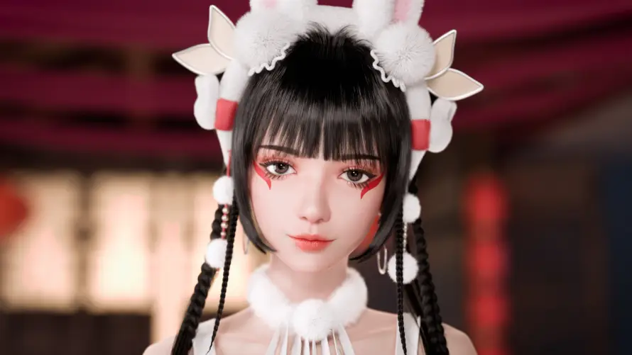 4k双辫壁纸-国潮 - 少女-红妆「哲风壁纸」 4k双辫壁纸-国潮 - 少女-红妆「哲风壁纸」