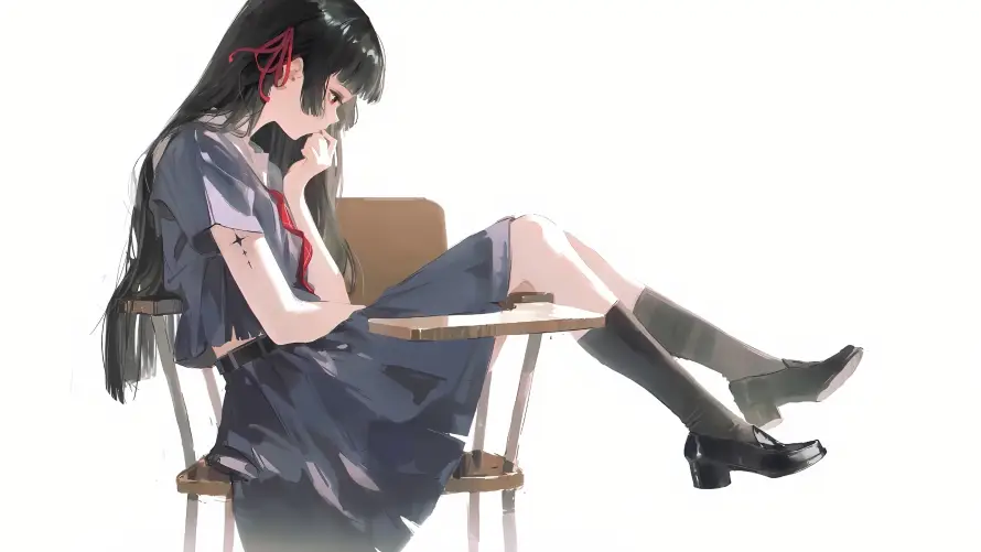 3k少女壁纸-手绘 - 校园-鸣潮「哲风壁纸」