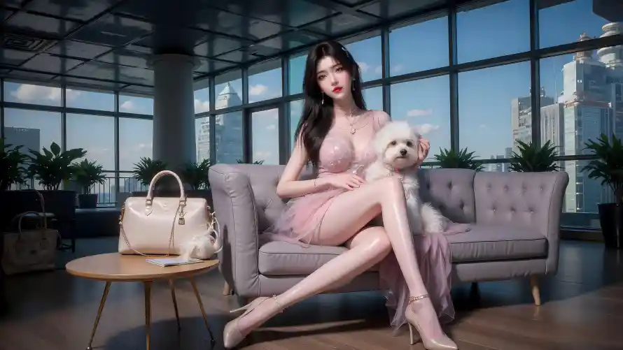 2k红唇壁纸-比熊犬 - 城市景观-完美世界「哲风壁纸」