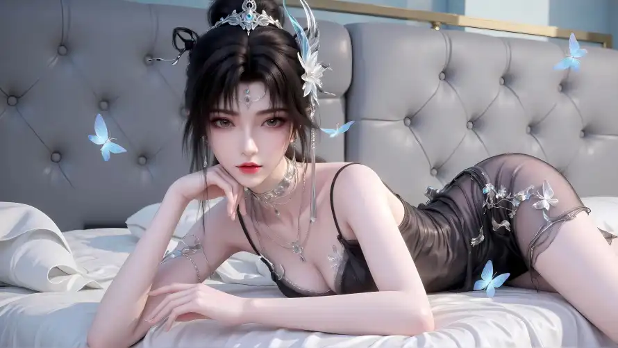 2k3D壁纸-卧室 - 国风-美人「哲风壁纸」