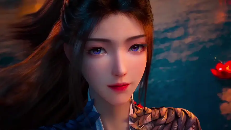 4k国漫壁纸-夜景 - 紫灵-紫眸「哲风壁纸」