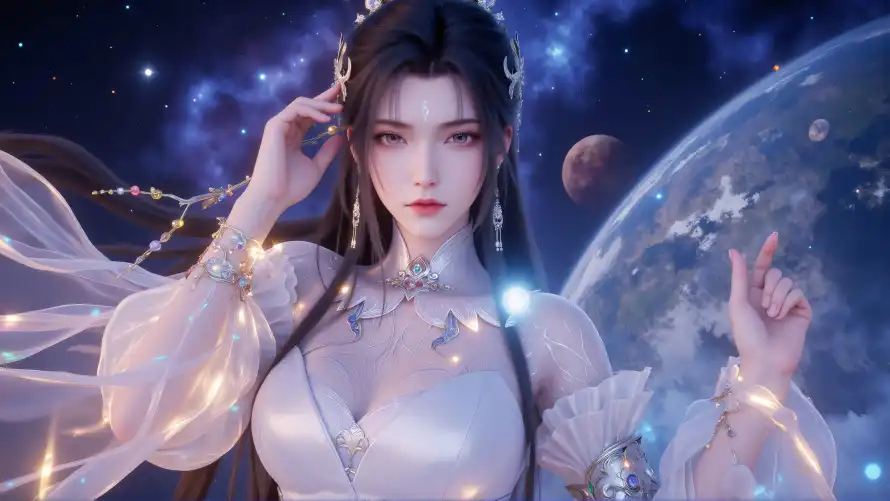 4k仙侠壁纸-古装 - 古风-星空「哲风壁纸」