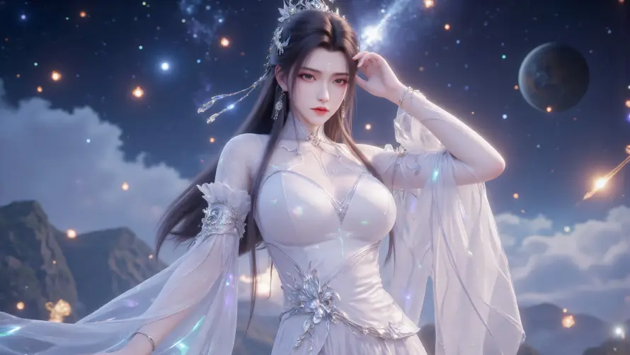 4k仙侠壁纸-古风 - 夜景-星空「哲风壁纸」